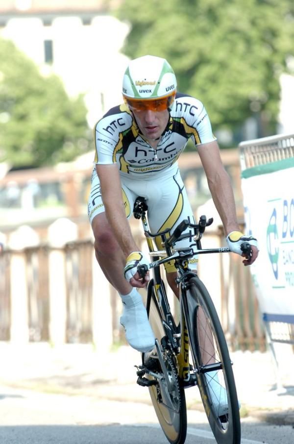 Marco Pinotti (HTC-Columbia) in action