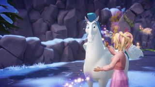 Disney Dreamlight Valley Pegasus and player