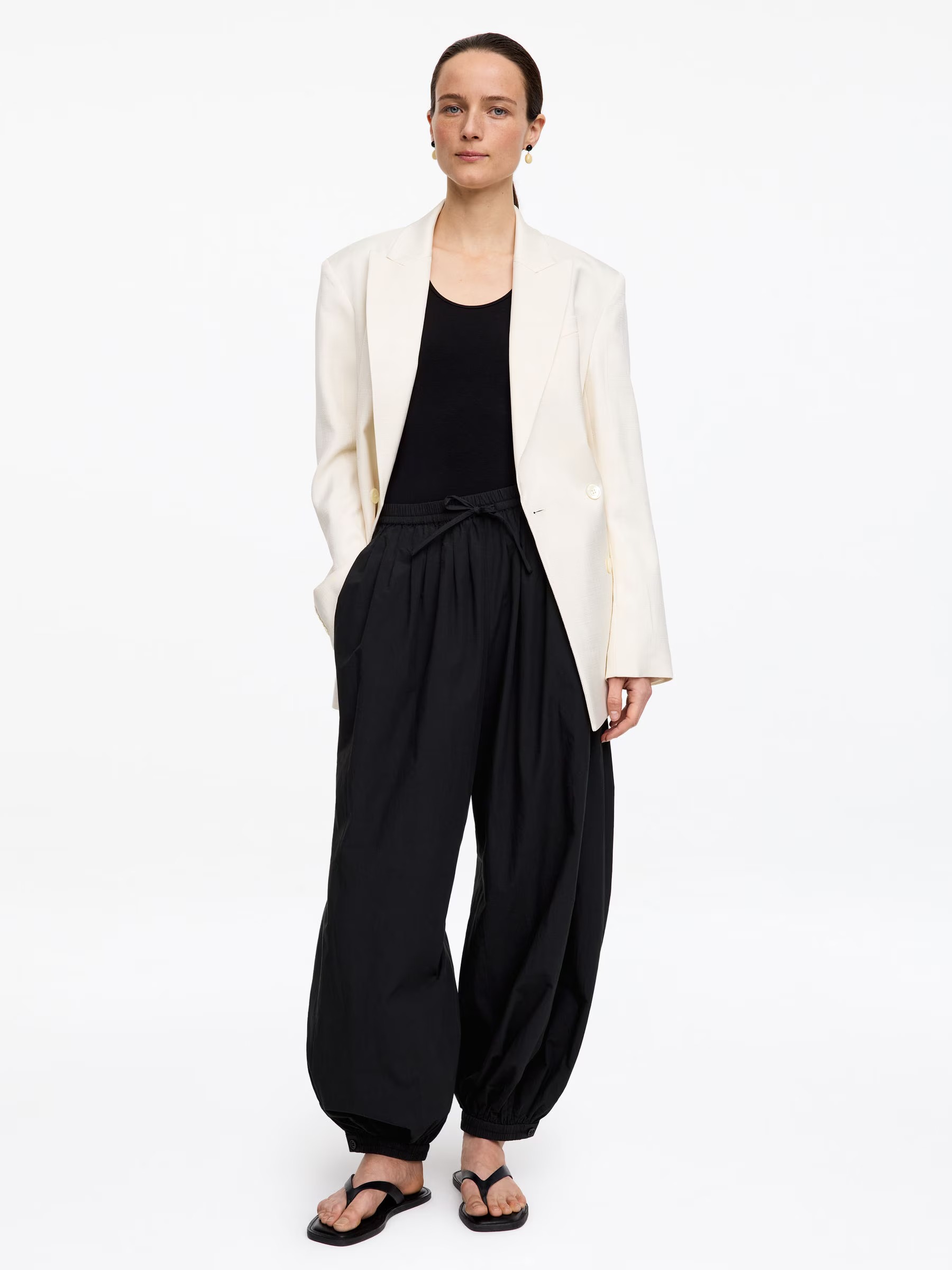ARKET, Balloon Cotton Trousers