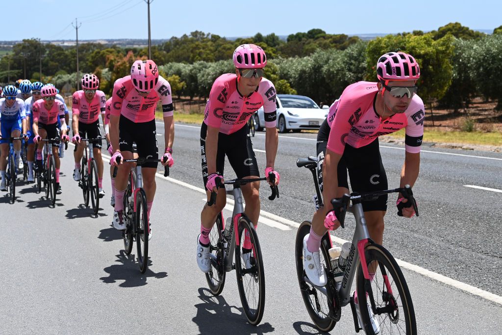 EF Education-EasyPost show off their 2023 colours at the Tour Down Under