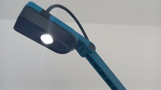 Close up of light on Ipevo VZ-X document camera