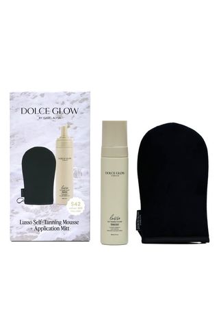 Dolce Glow Lusso Self-Tanning Mousse + Application Mitt Set $60 Value