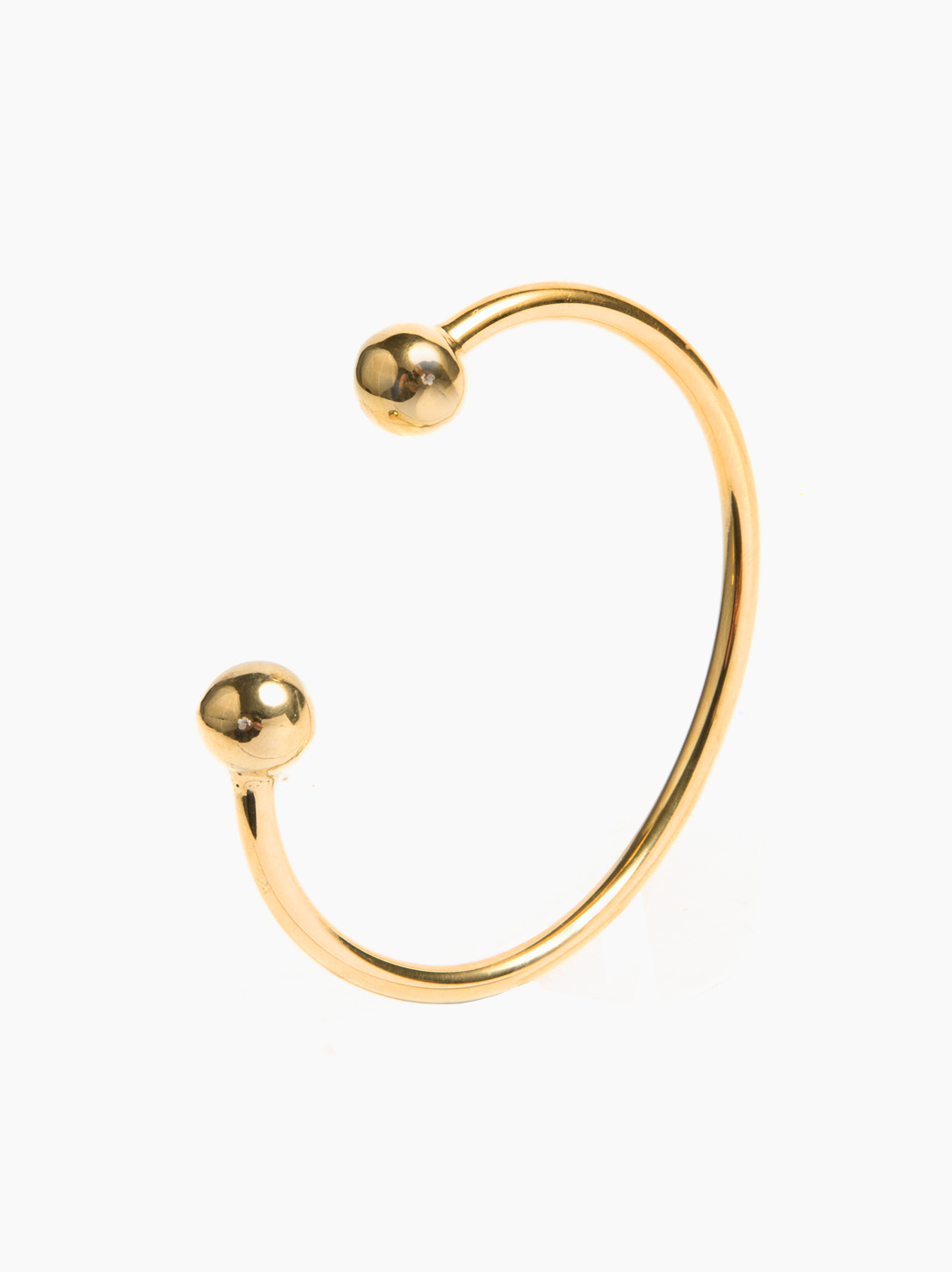 Gold Torque Bangle - Tilly Sivas Jewelry