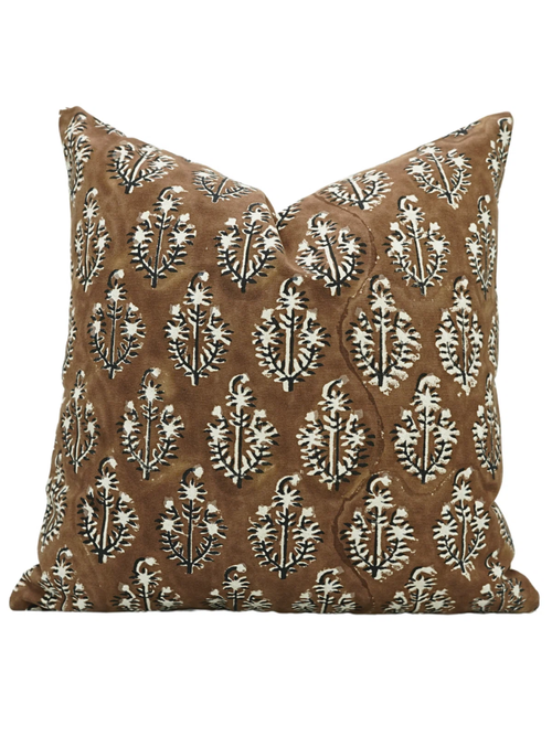 Neelgagan Block Print Pillow Cover