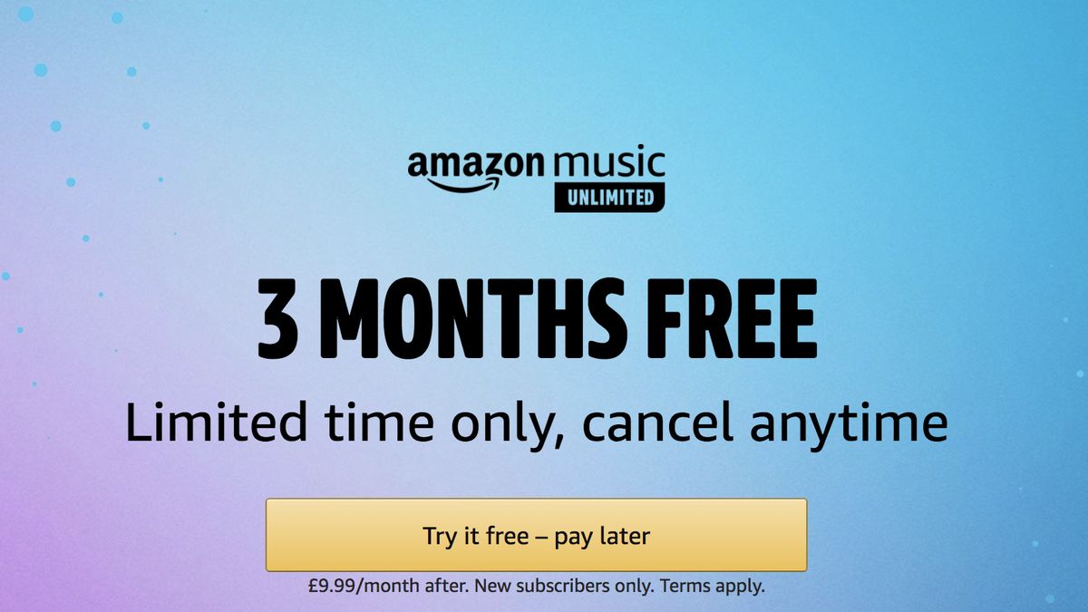 amazon music 4 months free