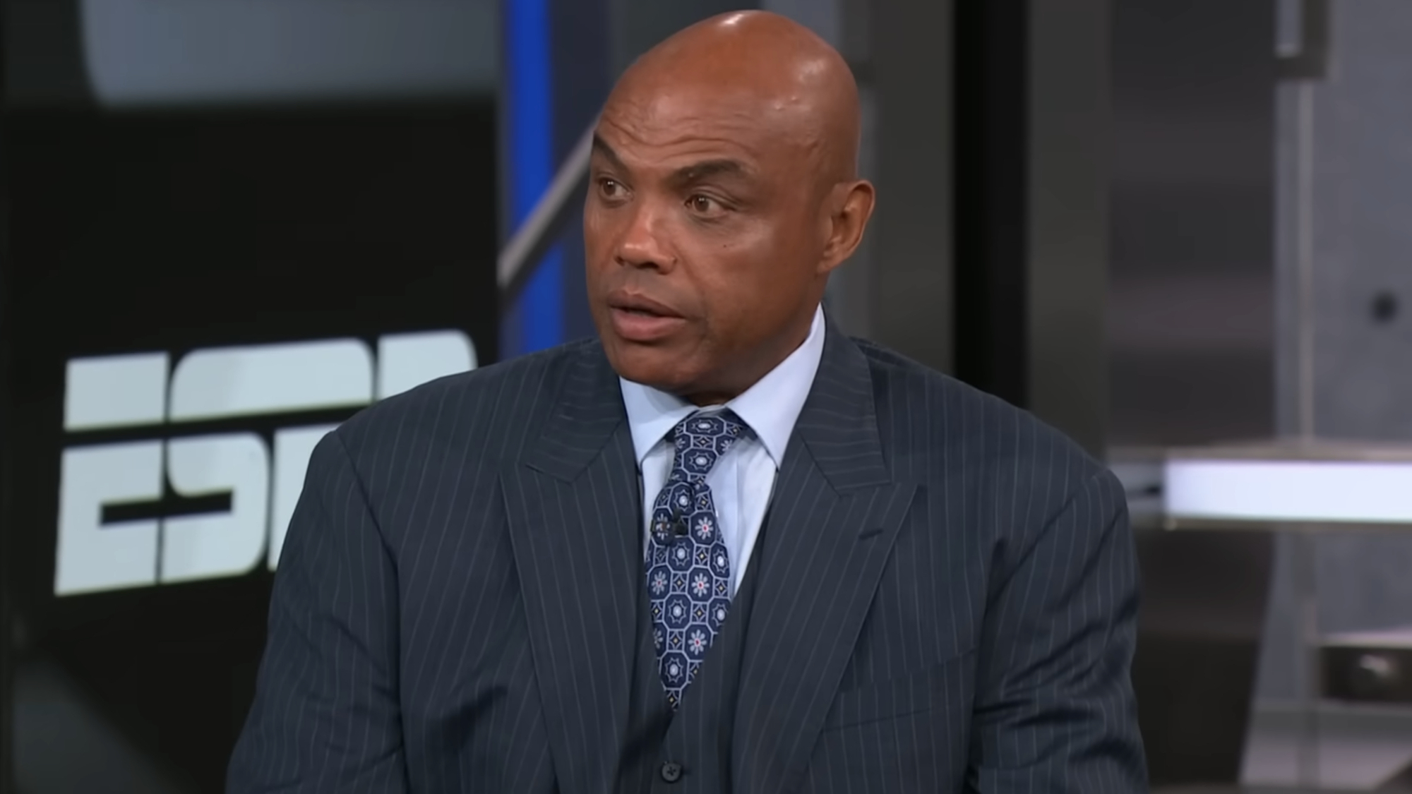 Charles Barkley discusses the NBA Playoffs during an episode of Inside the NBA.