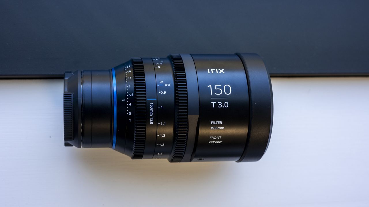 IrixIrix Cine 150mm lens being unboxed by photographer