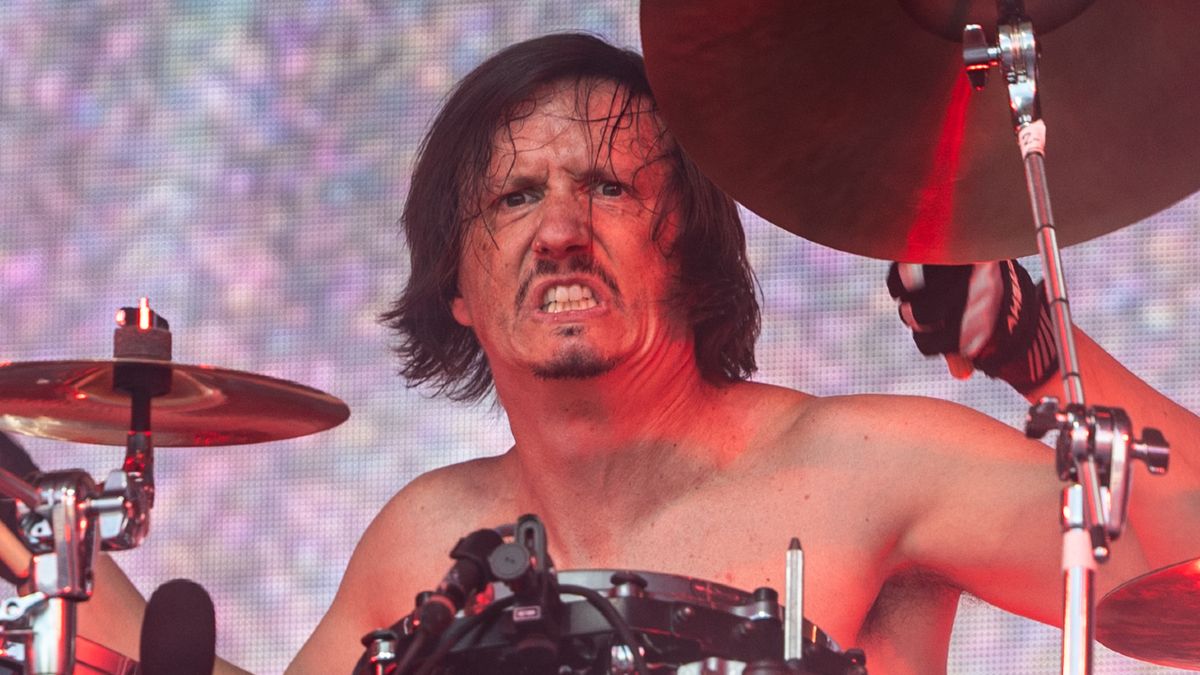 Mario Duplantier drumming for Gojira in 2023