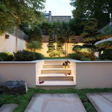 John Cullen Lighting in Japanese-style garden