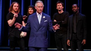 King Charles most memorable moments - Prince Charles took part in a comedy sketch at RSC in 2016