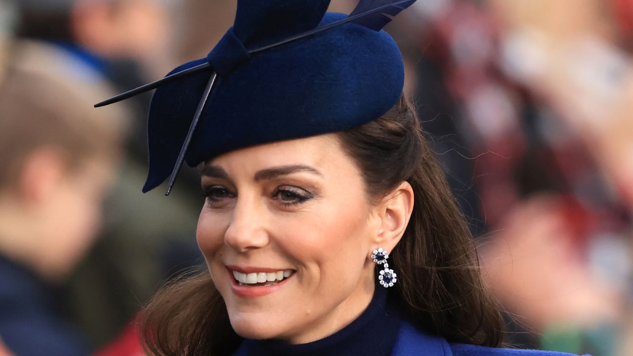 Catherine, Princess of Wales attends the Christmas Morning Service at Sandringham Church on December 25, 2023 in Sandringham, Norfolk.