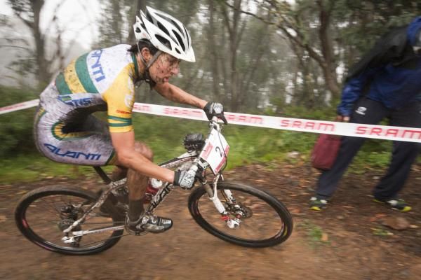 Rowena Fry blazed to the elite women's victory at Mt. Buller.