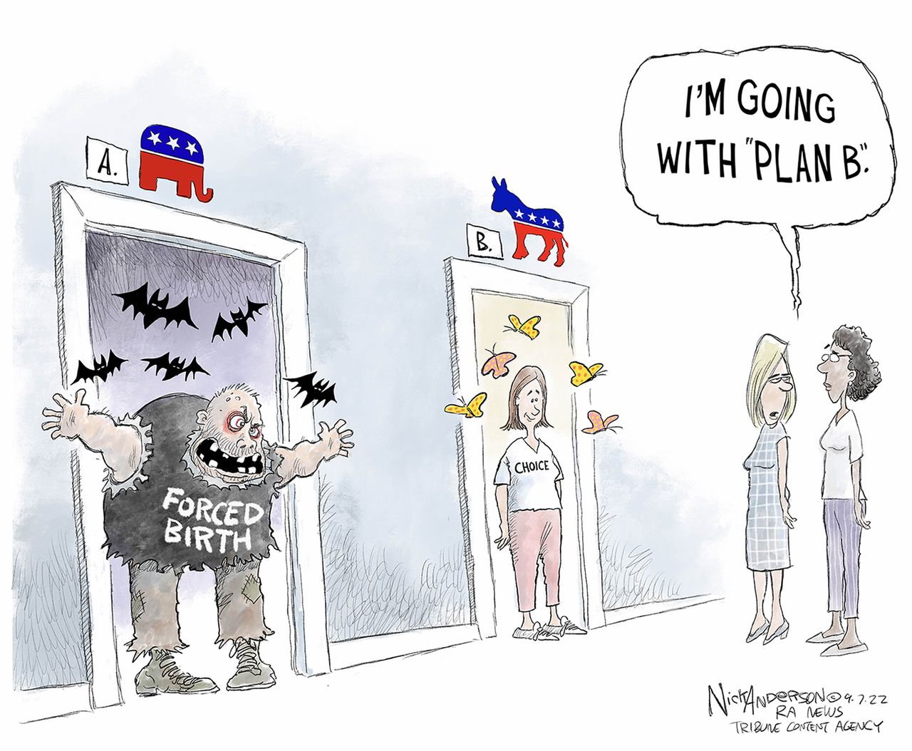 Political Cartoon.