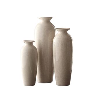 Set of 3 ceramic vases