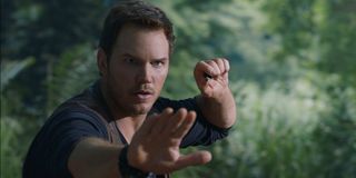 Chris Pratt as Owen Grady in Jurassic World: Fallen Kingdom (2018)