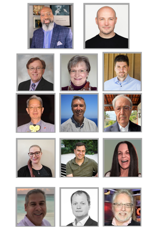 Smiling headshots of the newly elected members at SMPTE.