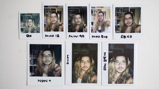 Comparison photos taken on the best instant cameras: Instax Mini 12, Mini 99, Square SQ40 and Wide 400, Polaroid Now+ Gen 2 and Go Gen 2, and Lomo'Instant Wide Glass