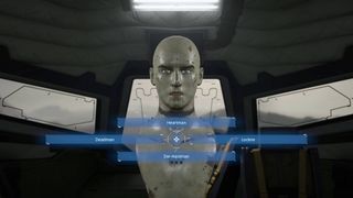 Death Stranding 2 Charlie face and voice choice options: Heartman, Lockne, Die-Hardman, and Deadman