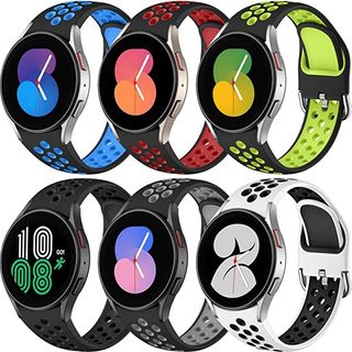 DaQin Galaxy Watch 20mm Silicone Sport Bands 6 Pack
