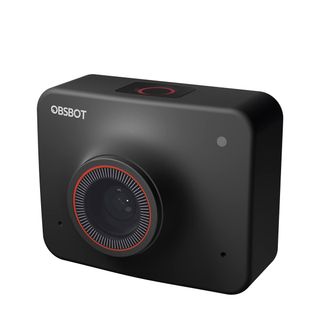 Obsbot Meet 4K webcam on a white background