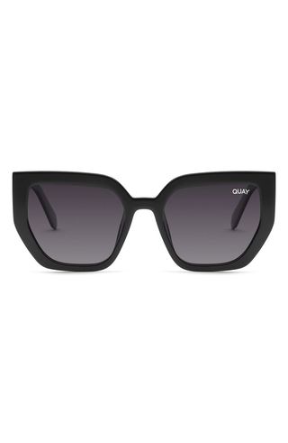 Contoured 45mm Polarized Cat Eye Sunglasses