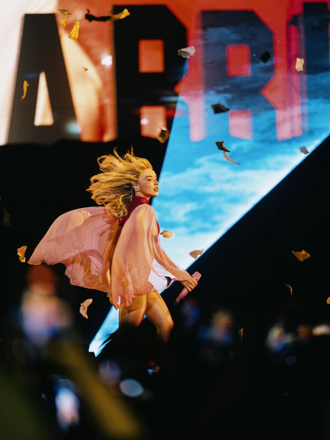 Sabrina Carpenter performs at Coachella 2026 Weekend 2 in custom Dior outfits