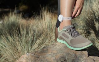 Runners can loop Moov around their ankle, but for boxers and swimmers, the device also comes with a wristband.