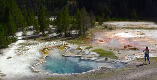 Yellowstone National Park Hot Springs 