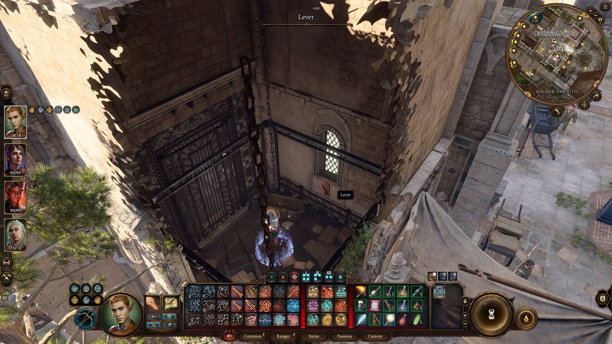 Baldur's Gate 3 Stop the Presses - Cellar elevator