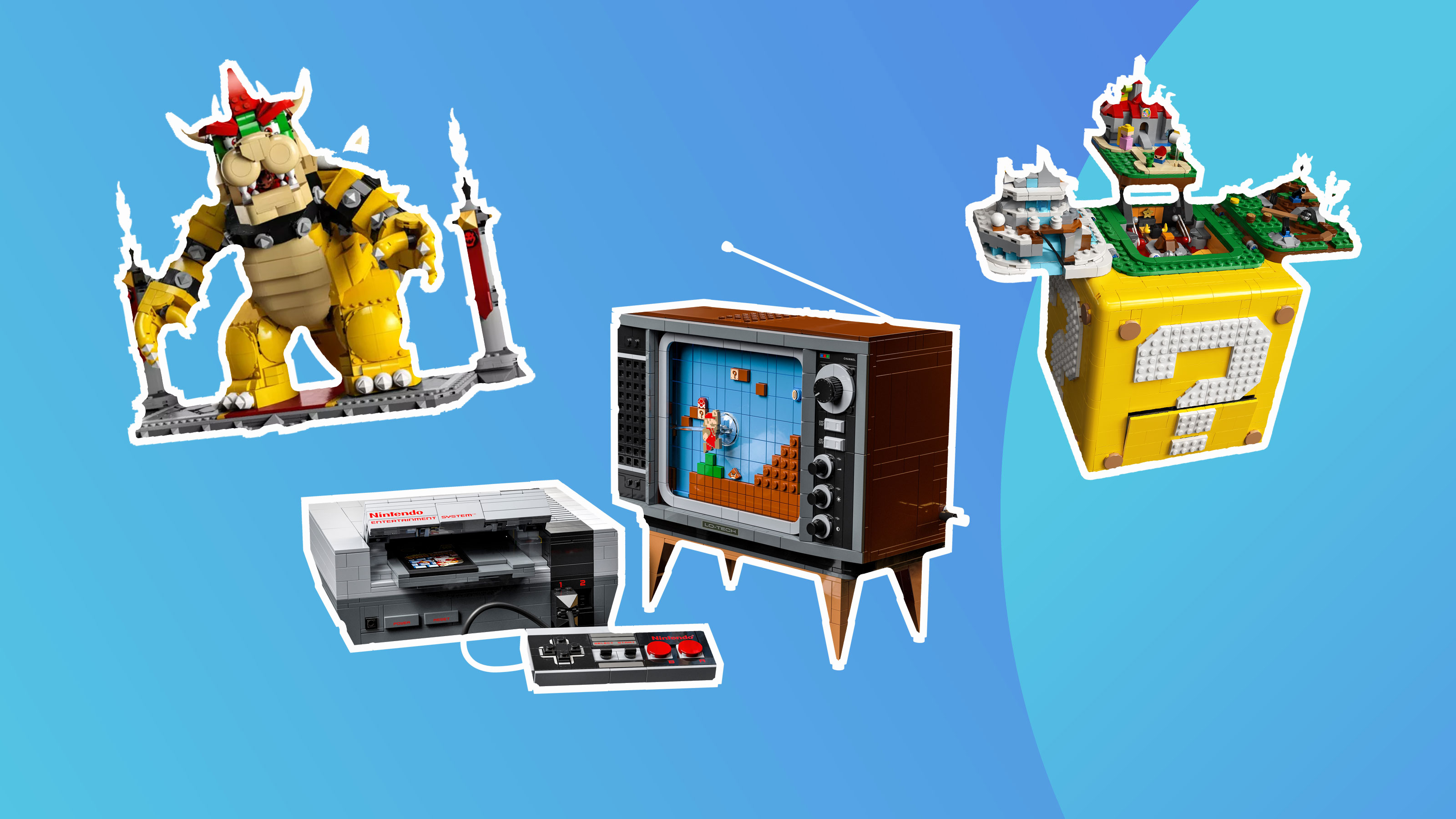 Hand-crank a level of Super Mario Bros. on Lego's new 2,646-piece