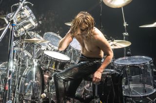 Living rock: drum dynamo Yoshiki