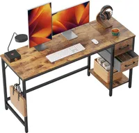 CubiCubi computer desk with two drawers