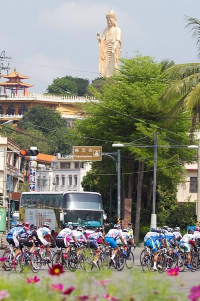 The bunch is blessed in Taiwan