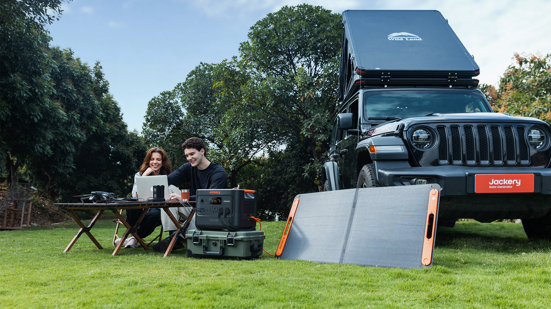 Jackery portable power in action