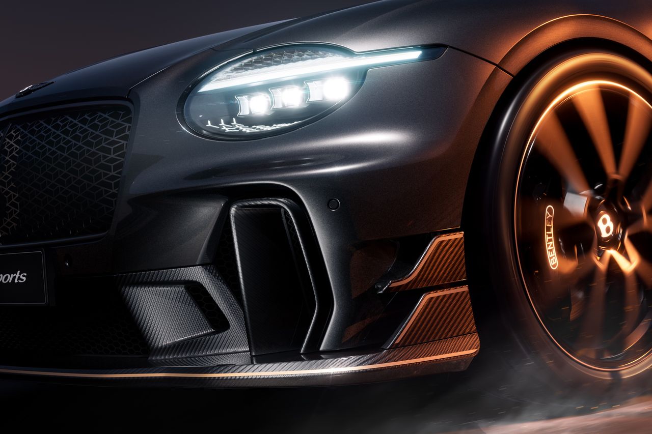 The new Bentley Supersports, looking gothic and cool