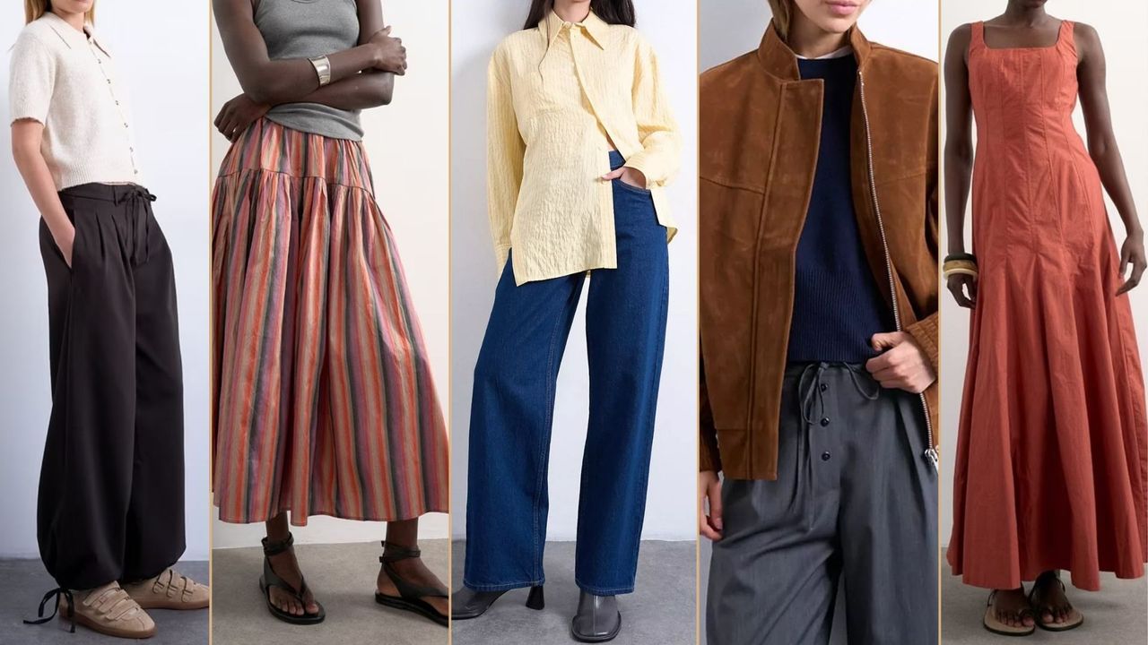 5 models wearing the new Topshop collection