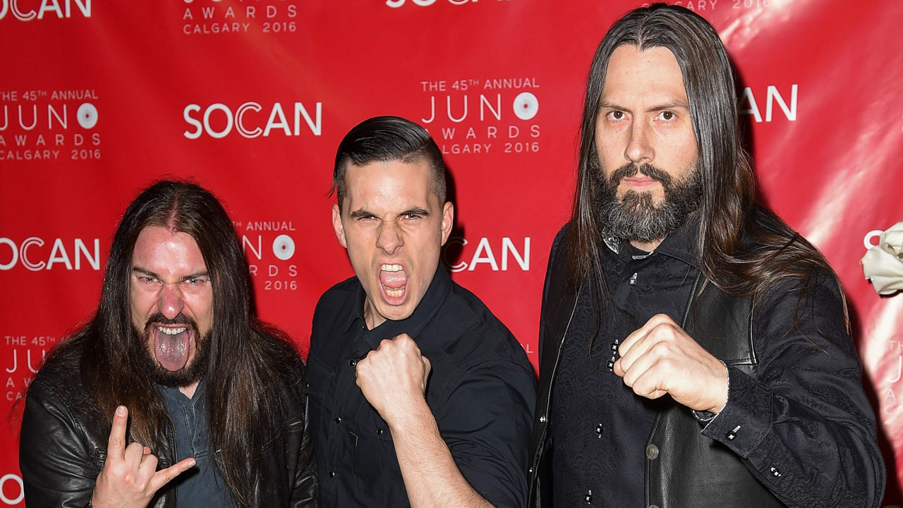 Members of Kataklysm at the Juno Awards