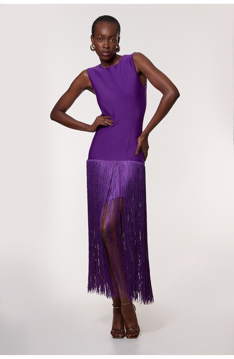 Tassel Hem Knitted Dress