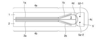Image of Samsung's patented water drop hinge design