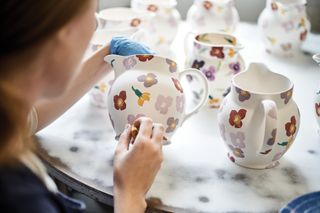 Hand painted Emma Bridgewater mugs