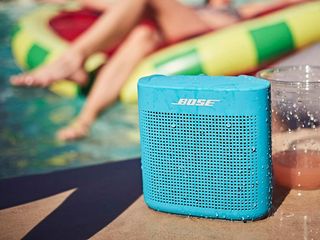 Bose SoundLink Color II by the pool