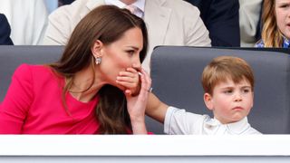 Prince Louis and Kate Middleton at the Platinum Jubilee