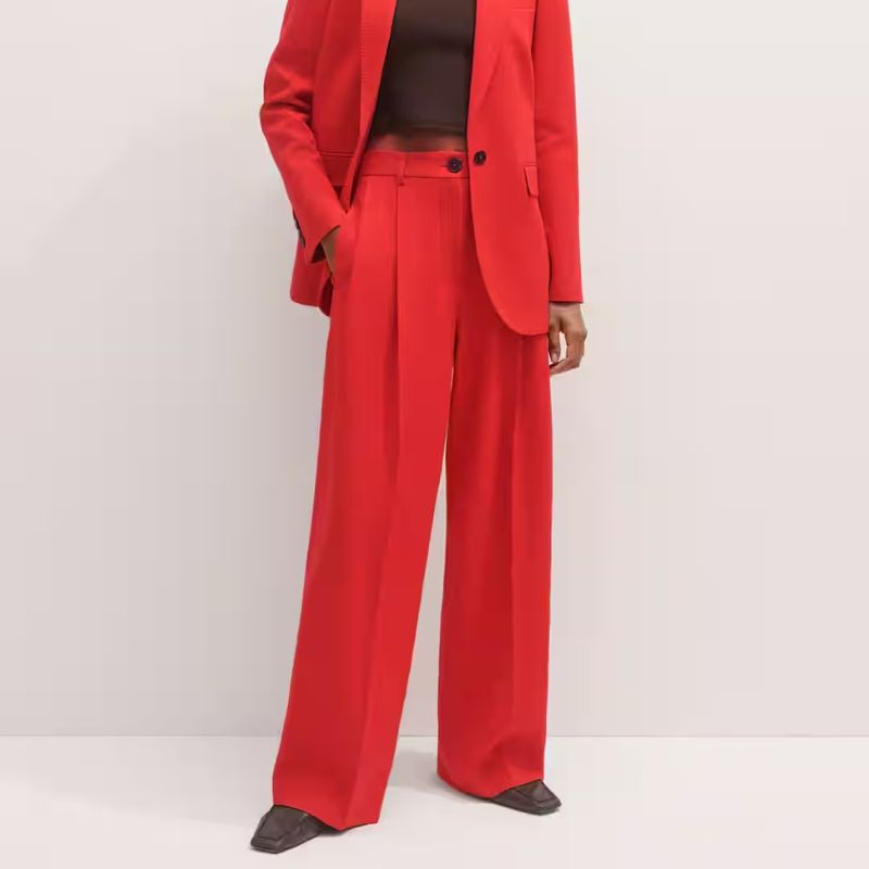 Me+Em Pop Colour Exaggerated Tapered Trouser