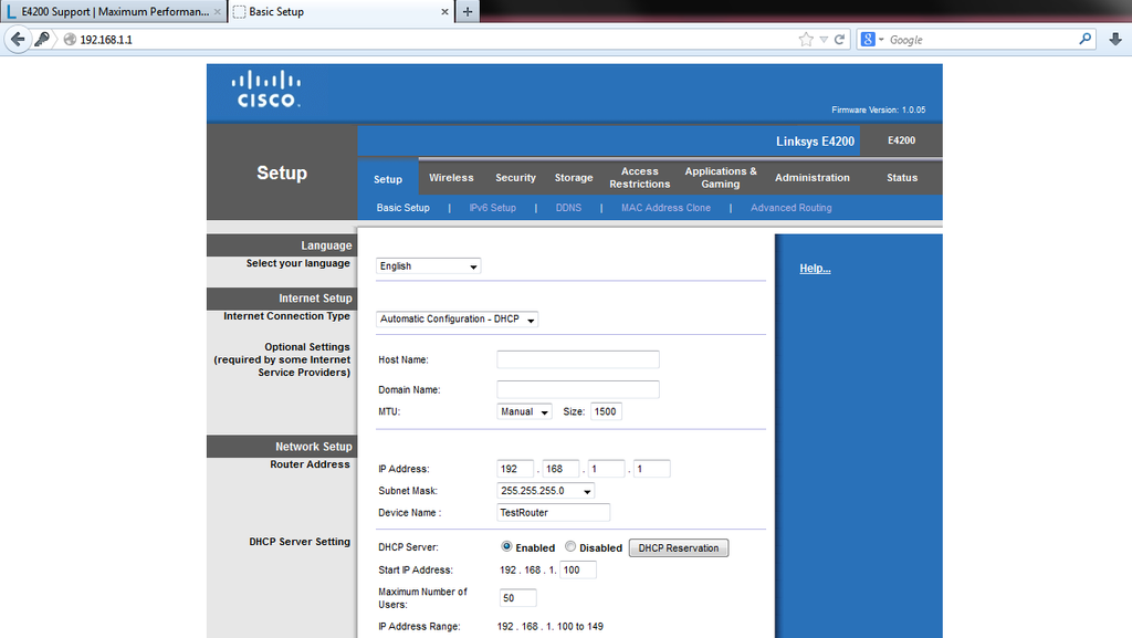 How to Update your Linksys Router Tom