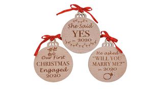 engagement ornament