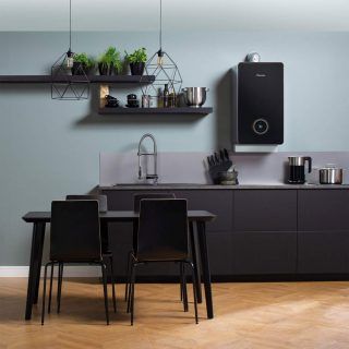 kitchen with dining table