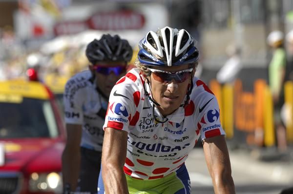 Franco Pellizotti (Liquigas) extended his lead in the mountains classification.