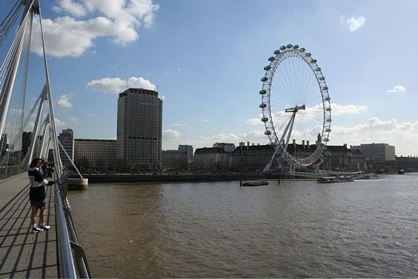 The London Eye now dominates the skyline of the South Bank.