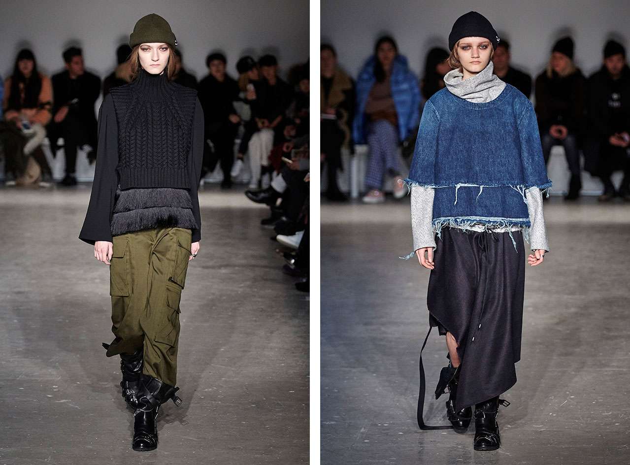 Female models wearing Public School Autumn / Winter range 2016