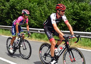 Jan Barta escapes with Arashiro on stage 6 of the 2016 Tour de France